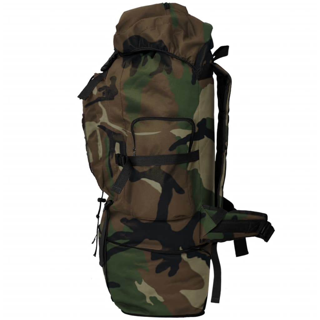 Army-Style Rucksack XXL 100 L – Camouflage-Muster