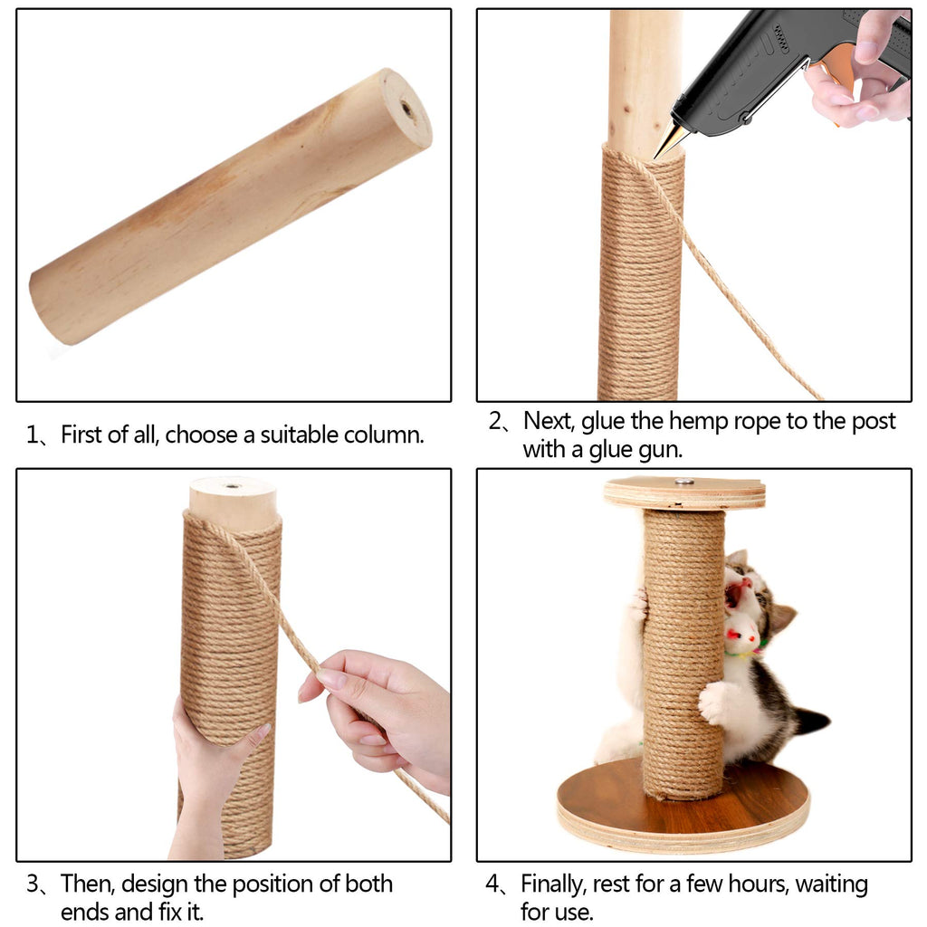 6 mm × 30 m Sisalseil – Natur, für Kratzbaum & DIY
