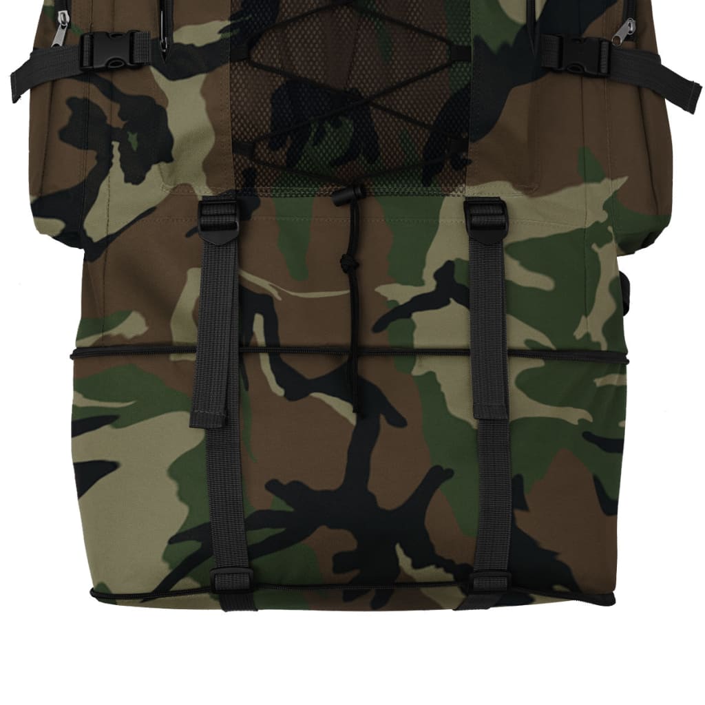 Army-Style Rucksack XXL 100 L – Camouflage-Muster