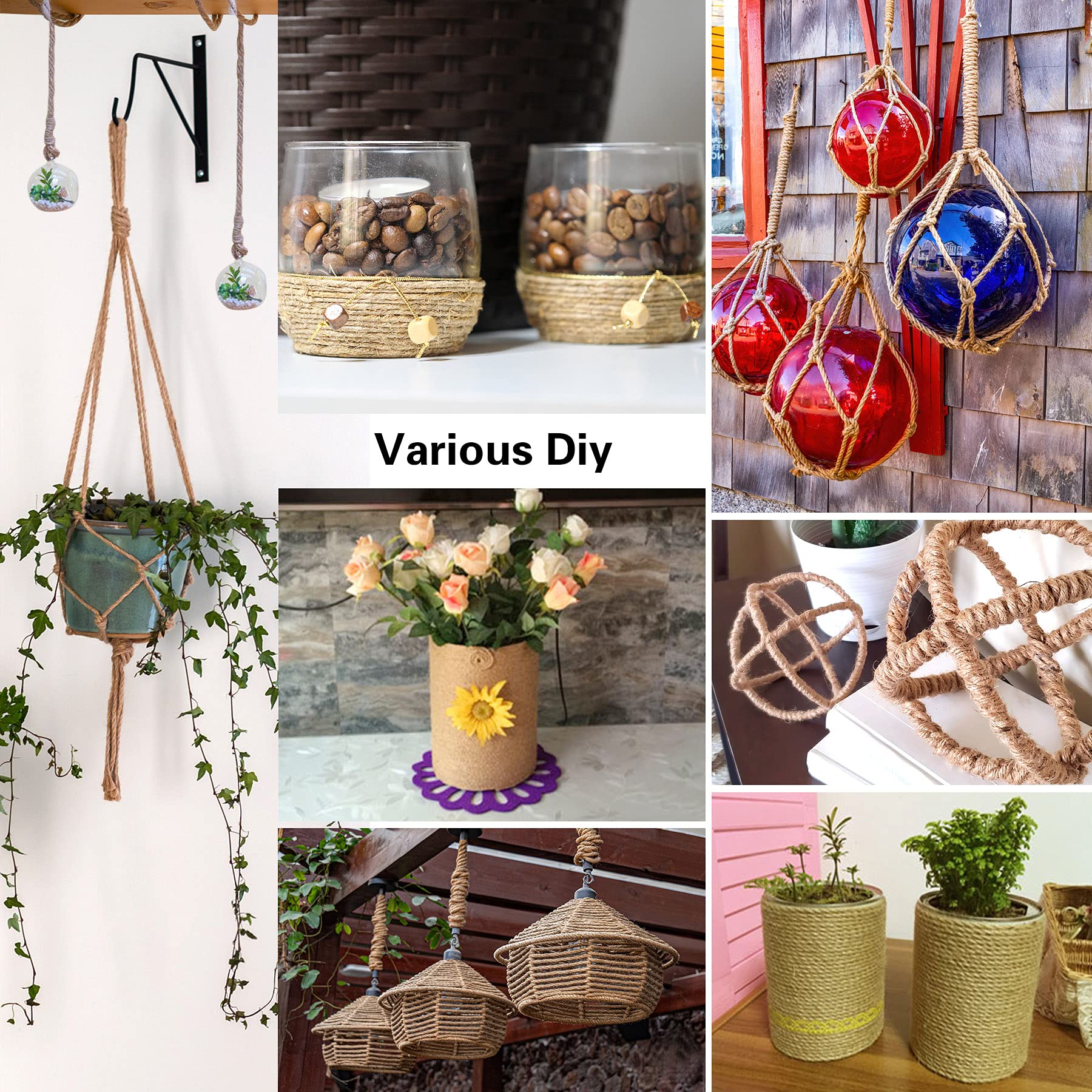 6 mm × 30 m Sisalseil – Natur, für Kratzbaum & DIY