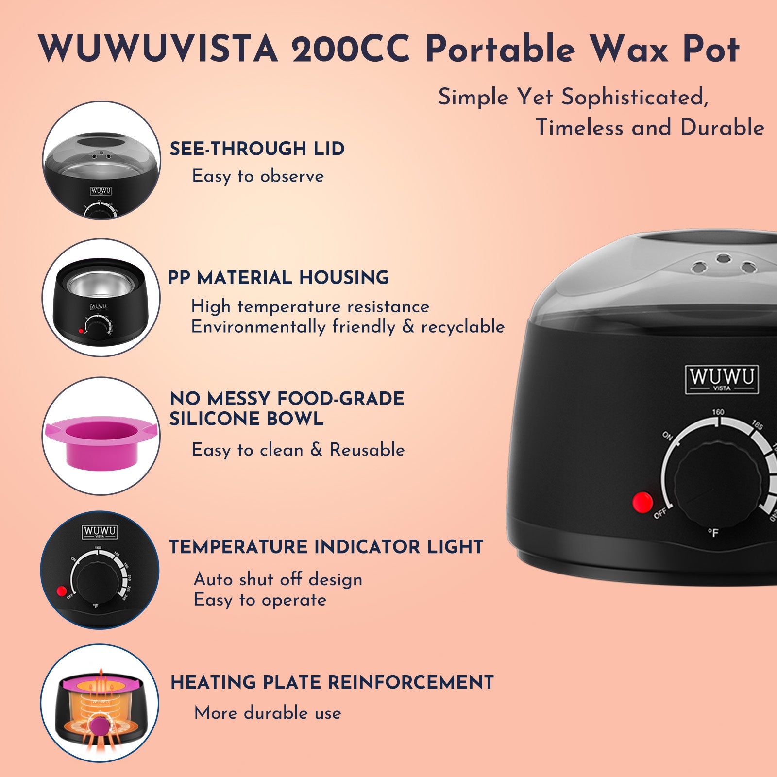 WUWUVISTA Waxing-Set (11 Teile)“