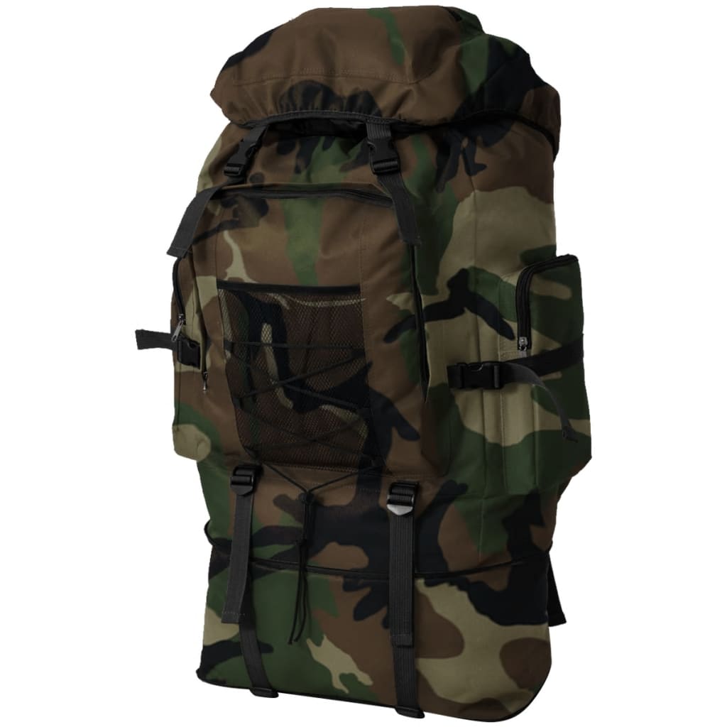 Army-Style Rucksack XXL 100 L – Camouflage-Muster