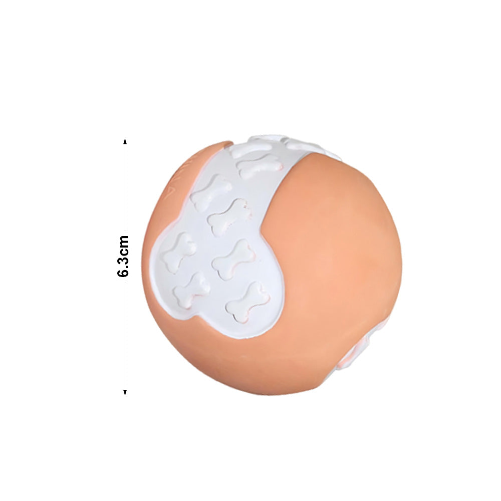 Zanivo Hundespielzeug-Bälle aus Gummi – 12 Stück, robust & zahnreinigend