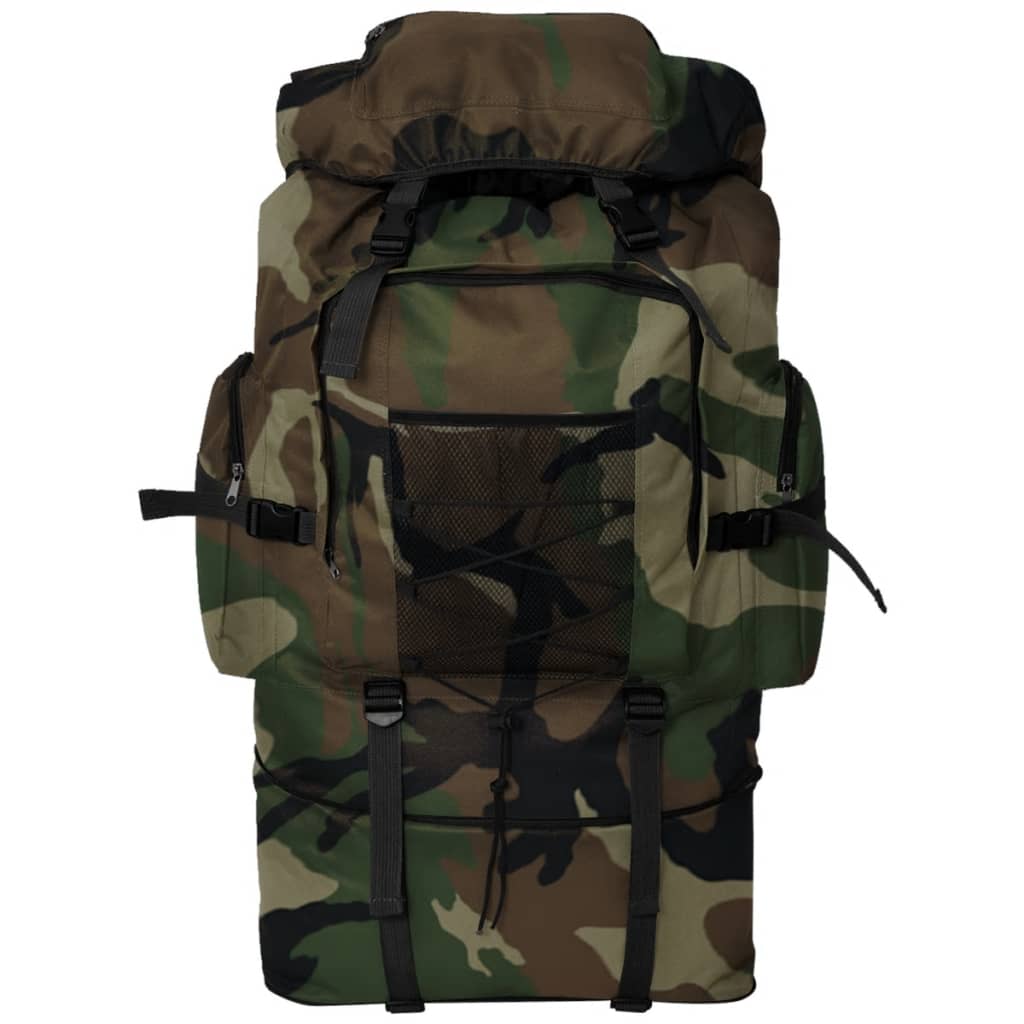 Army-Style Rucksack XXL 100 L – Camouflage-Muster